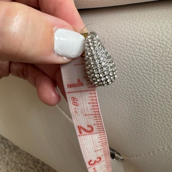 Teardrop Diamond Elegant Trendy Earrings New - Picture 6 of 6